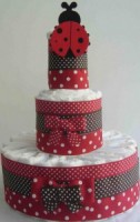 Tarta de pañales "Mariquitas"
